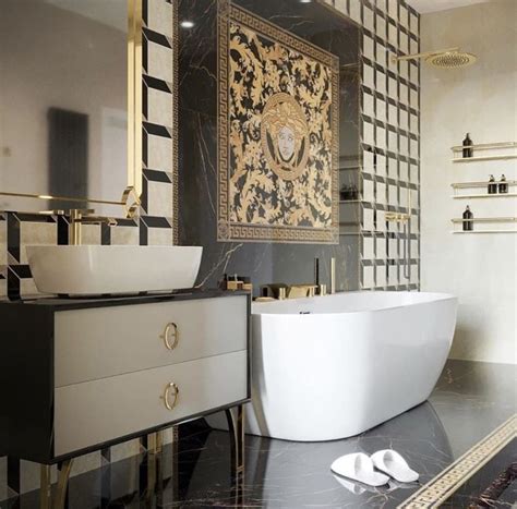 consolle versace bagno|Versace Ceramics.